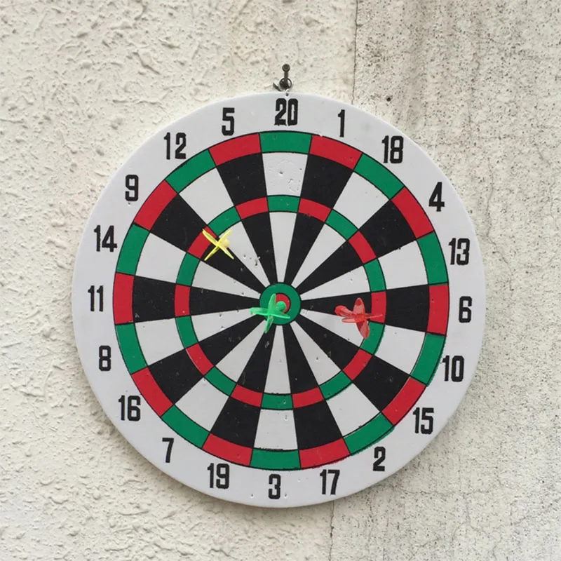 Двусторонняя настольная игрушка Дротика подвесная для мишени безопасная игра