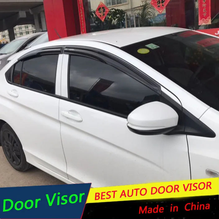 Пластиковый козырек для окна HONDA City 2015 2016 2017 2018 оттенки на вентиляционные