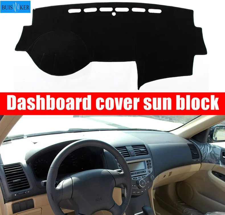 

BLD для Honda 7th Accord 2003-2007, чехлы для правой и левой приборной панели автомобиля, коврик, затеняющая подушка, коврик, коврики, аксессуары