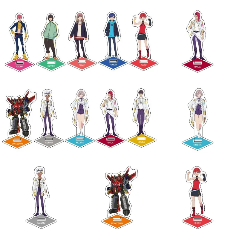

2021 Hot Anime Ssss.Dynazenon Gauma Asanaka Yomogi Minami Yume New Style Acrylic Stand Figure Model Display Decor Cosplay Gifts