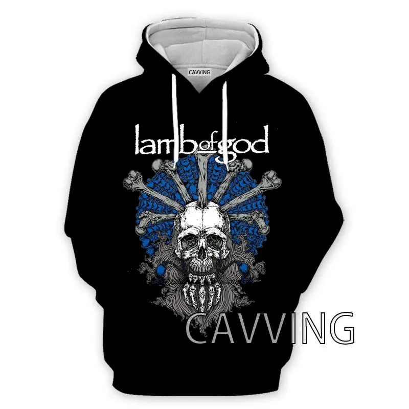 Толстовка с капюшоном для мужчин и женщин Модный свитшот 3D принтом барашка Бога