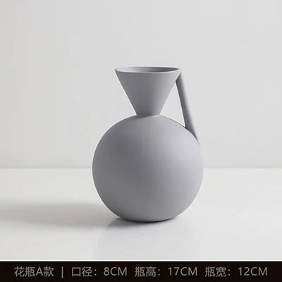 

Creativity Colorful irregular ceramic Desktop Ornaments Flower Vases home decoration Dried Flower Decor Accessories Gifts