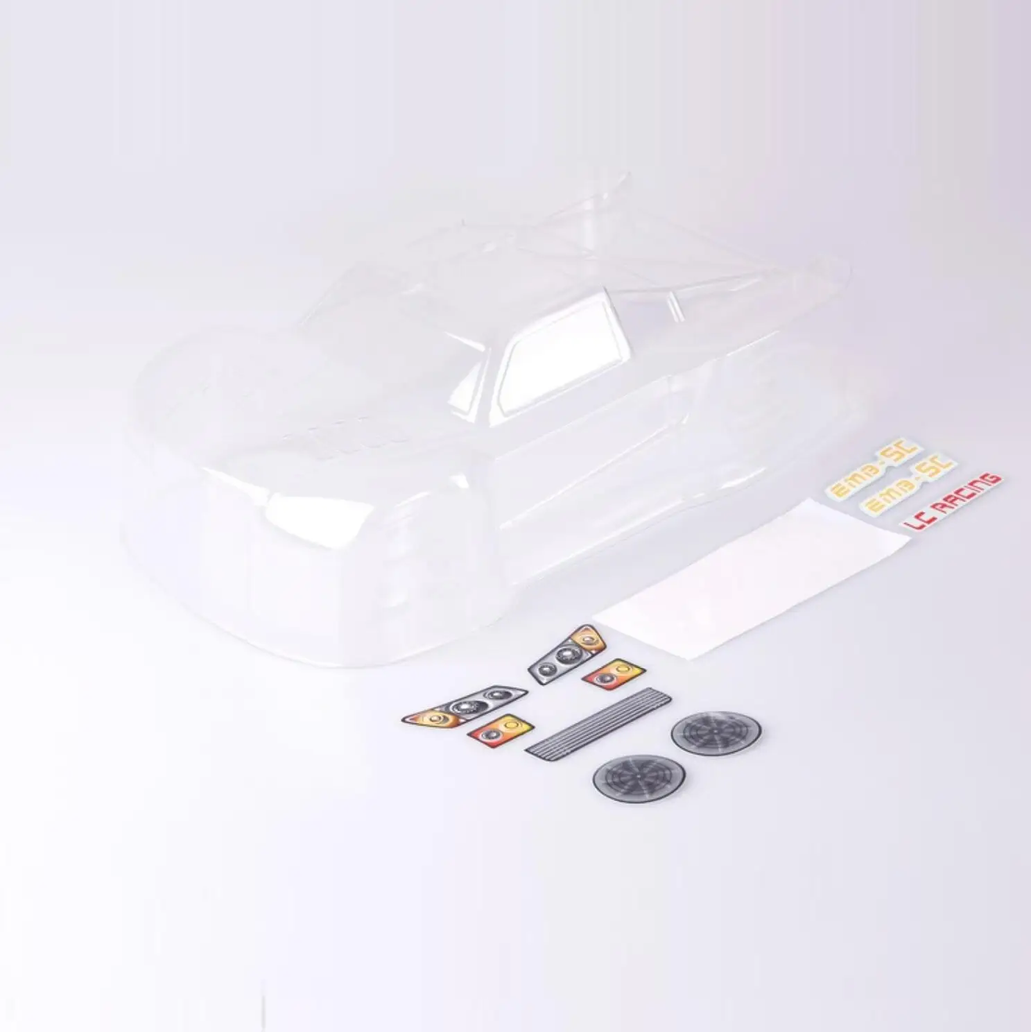 

LC RACING 1:14 SC Clear Body Set For EMB-SC 4WD RC Cars Truck Off Road #L6055