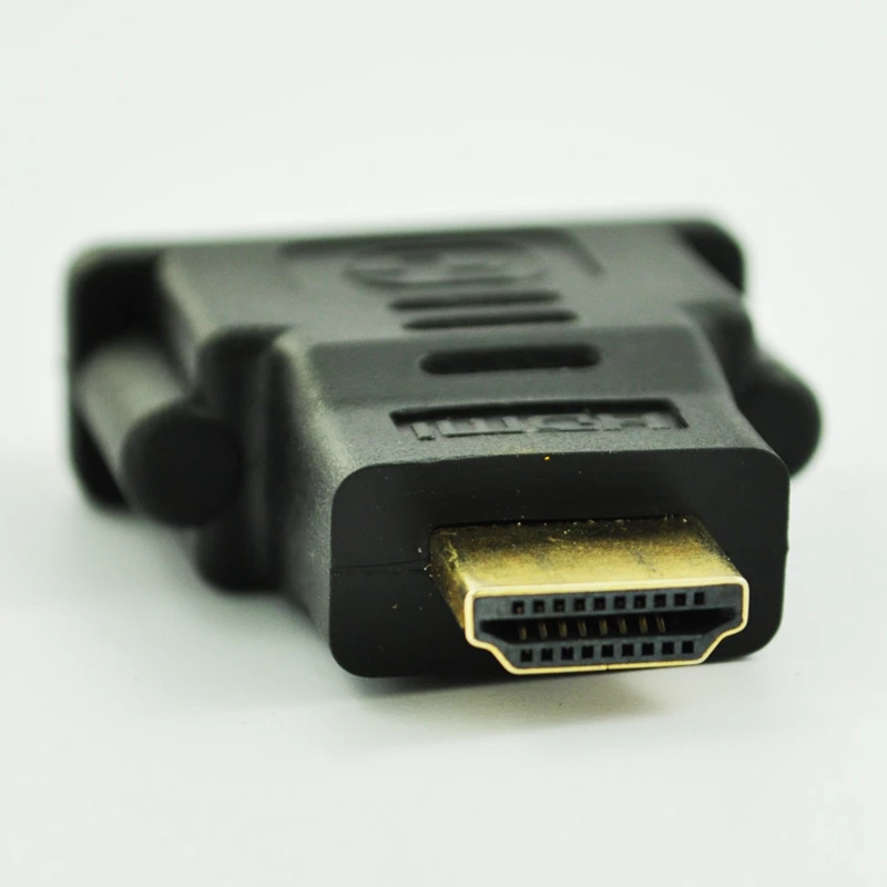 Черный Dual Link DVI-I для подключения HDMI штекер адаптер конвертер | Электроника