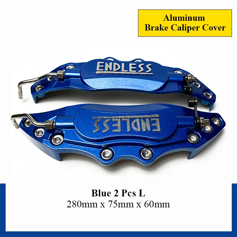 

2 шт. автомобильный Стайлинг алюминиевый бесконечный тормозной суппорт крышка автомобильные аксессуары для BMW Mercedes Benz Audi VW Peugeot FIAT 14-19 дюймов