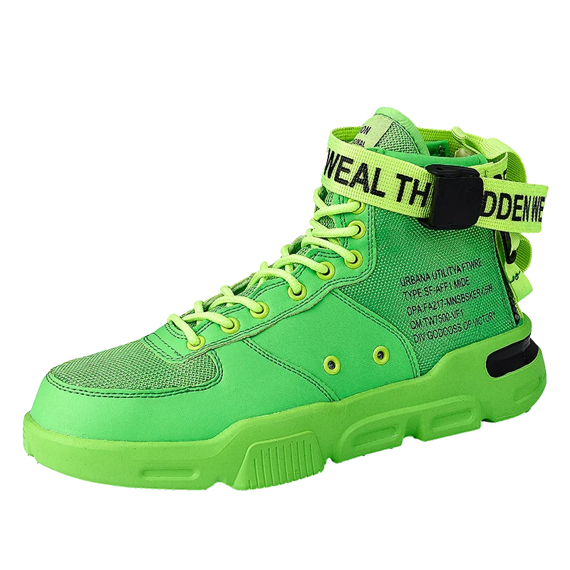 Желтые кроссовки оранжевые белые черные зеленые цветные мужские большие размеры