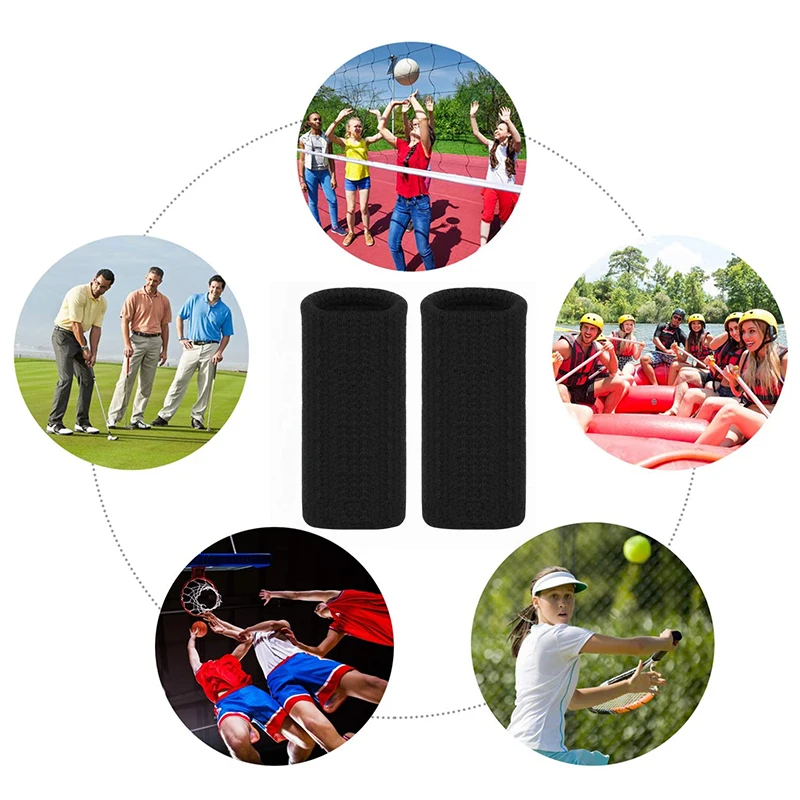 

Hot 10/20 Pcs Finger Sleeves Protectors Thumb Brace Support Elastic Compression for Sports Calluses Arthritis N66