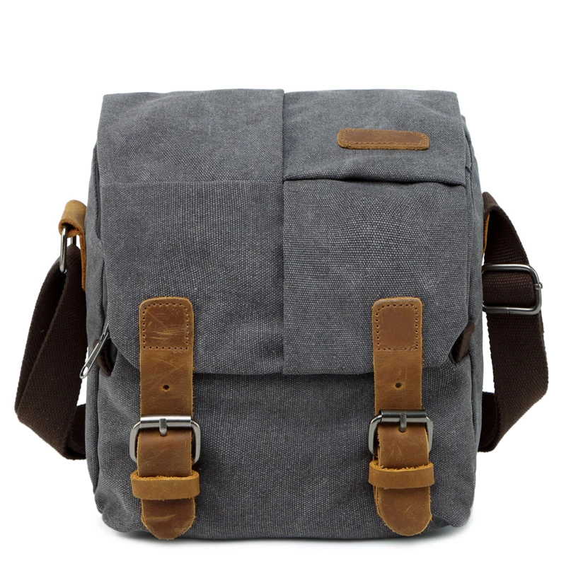 

CAREELL C264 Vintage Canvas Photography Shoulder Bag Sling SLR Camera Carrying Case Small Travel Bags for Nikon Sony Canon