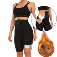 sauna sweat pants for women high waist slimming shorts compression thermo exercise body shaper thighs