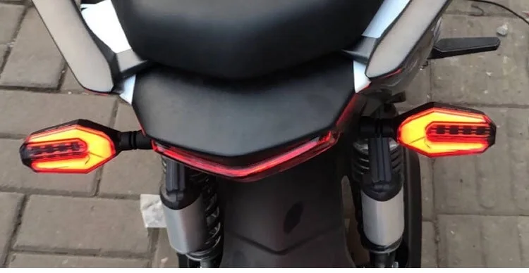 AUniversal светильник сигнала поворота мотоцикла Янтарный s 9 LED 12V декоративная лампа