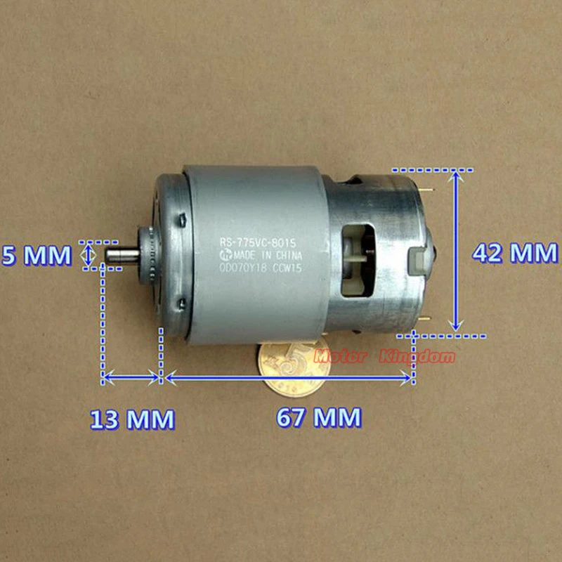 MABUCHI RS 775VC 8015 208 Вт DC 12 20 в 18 18200 об/мин высокая скорость мощность большой крутящий