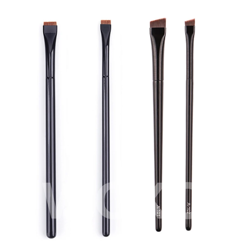 Плоская подводка для глаз Кисть макияжа Супер тонкая скошенная кисти бровей