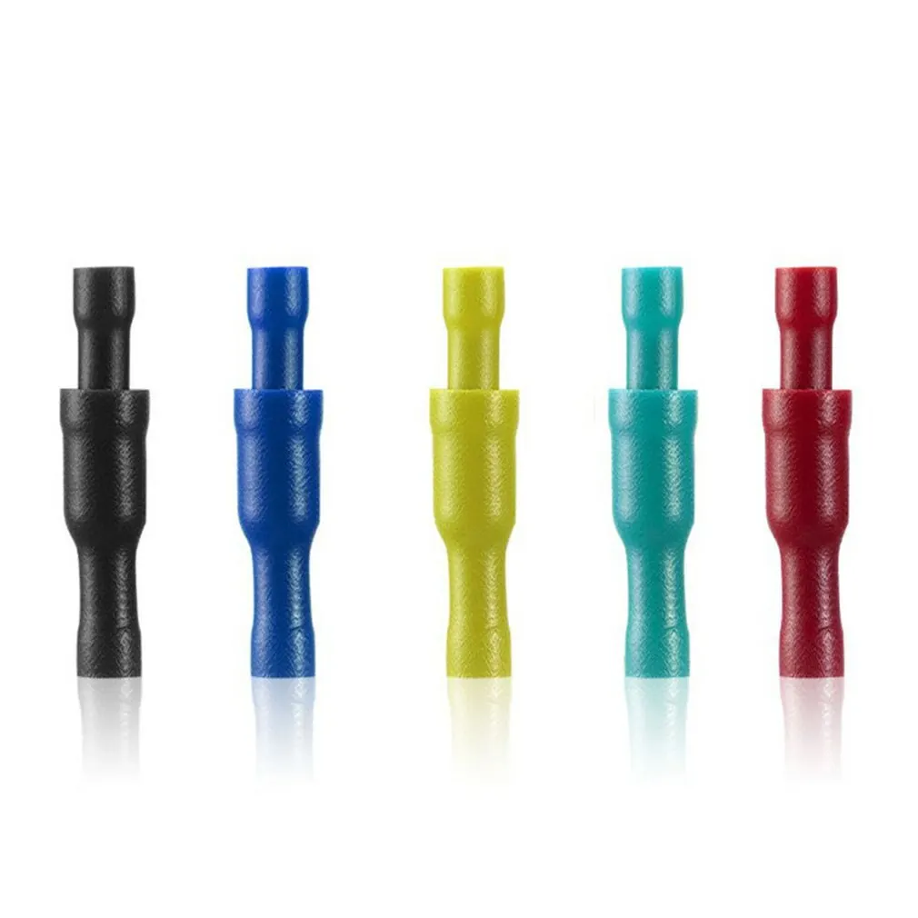 

100pcs Bullet Insulated Terminals Crimp Spade Male Female Wire Connector Electrical Cord Pin End Butt Set Kit FRD MPD 1.25-156