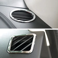 abs chrome for jeep compass 2011 2012 2013 2014 front air conditioner outlet frame cover trim accessories car styling 4pcs