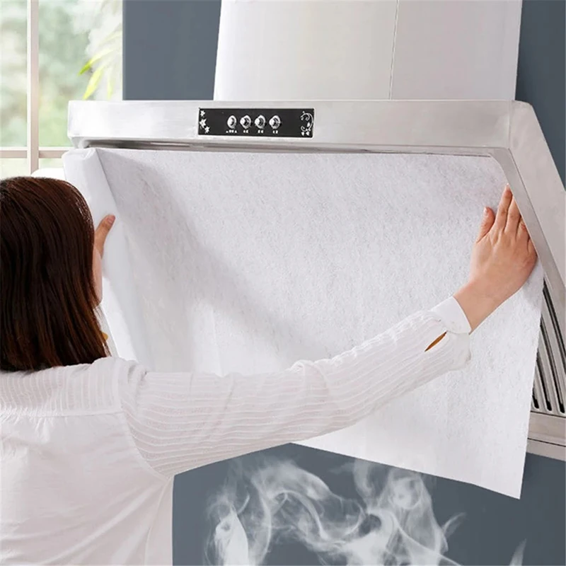 

12Pcs/bag Protective Paper for Range Hood Cleaner Protects Motor Filter Oil and Dust Resistant Easy To Clean Replacement 43*45cm