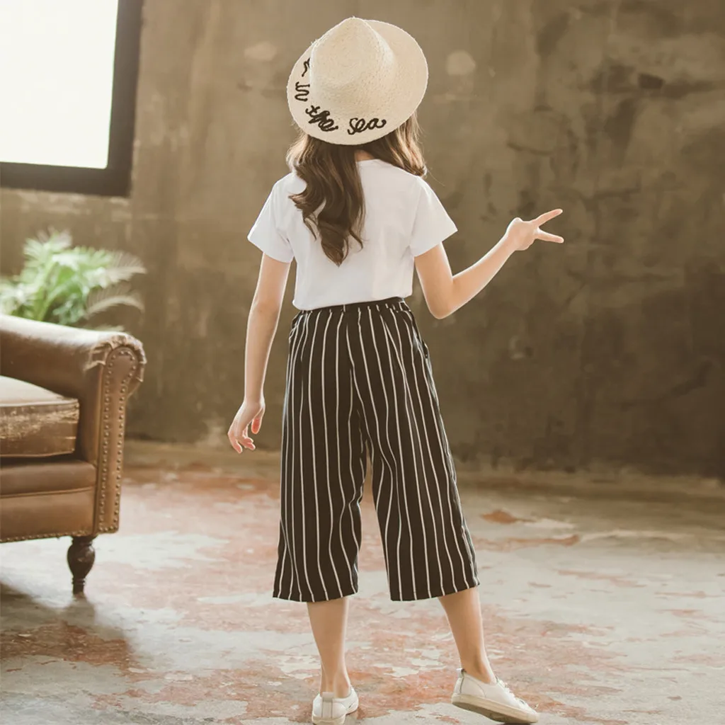 Футболка с коротким рукавом и блестками для девочек-подростков | Мать ребенок