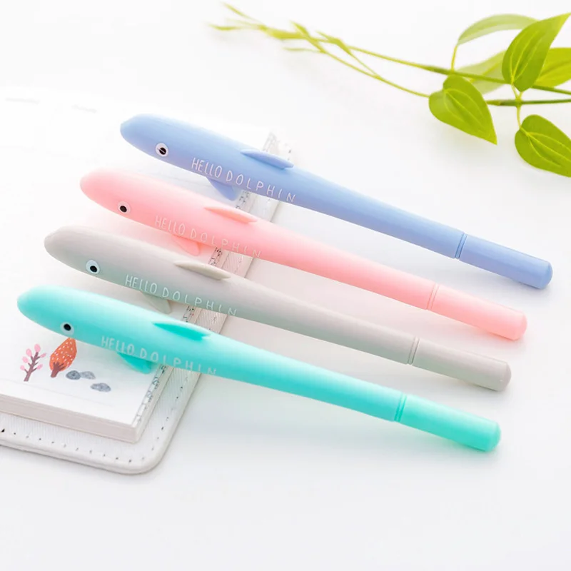 

0.5mm Kawaii Creative Dinosaur Gel Pen cat Signature Pen Escolar Papelaria For Office School Writing Supplies Stationery Gift