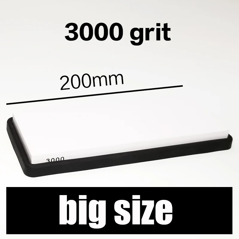 big size 200MM 3000 240 600 1500 4000 6000 зернистость профессиональная точилка для ножей точильный камень масляные камни - Цвет: big size 200MM 3000