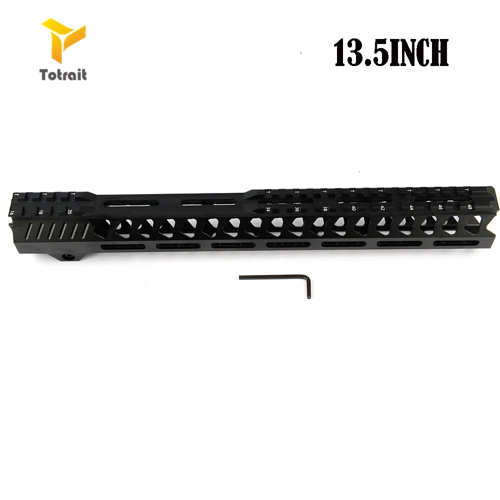 Totrait Тактический 7/10/12/13,5 дюймов поплавок Keymod Handguard Пикатинни страйкбол 15 M4 Handguard карабин квадратный Mout huntig