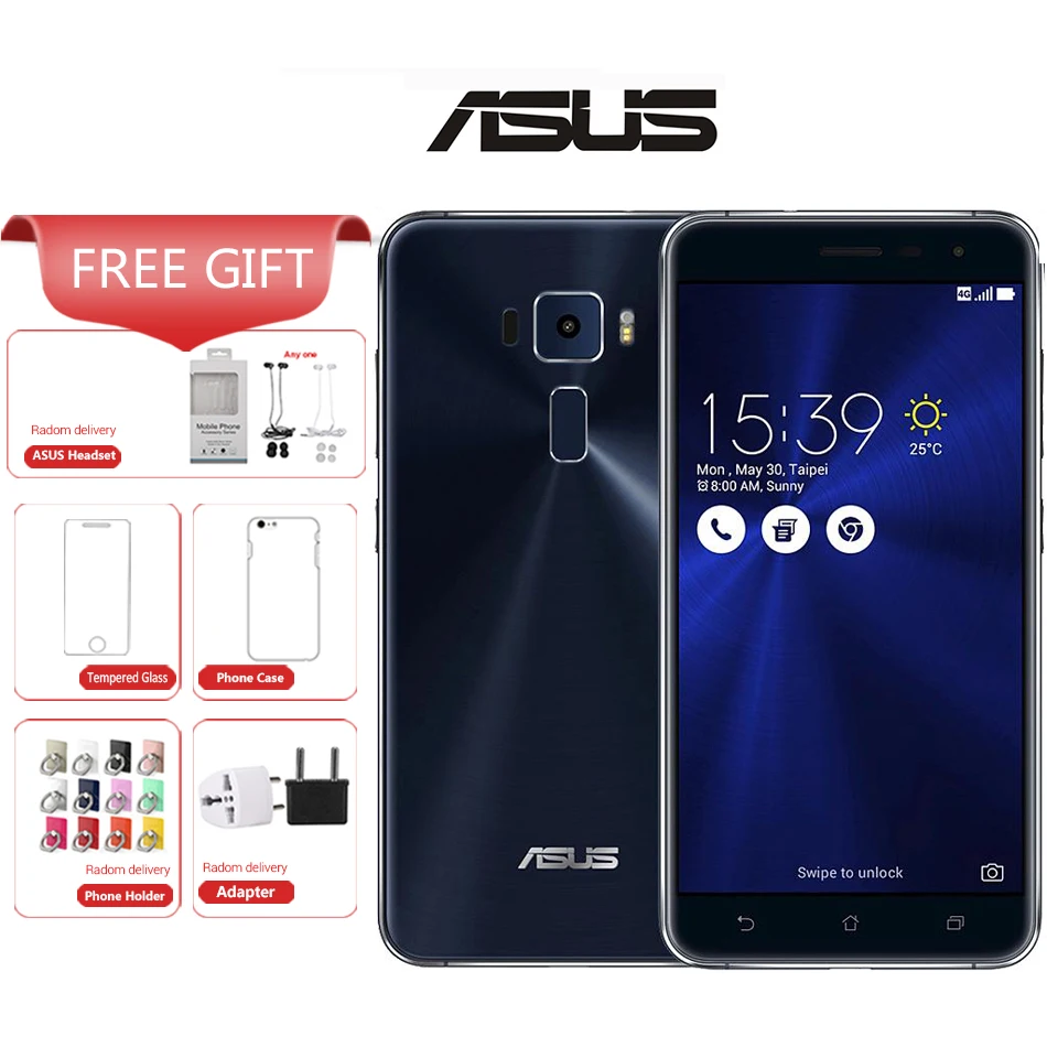 Смартфон ASUS Zenfone 3 ZE552KL с 5 5-дюймовым дисплеем восьмиядерным процессором Snapdragon 625