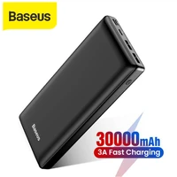 baseus 30000mah power bank quick charge 3 0 qc 3 0 for fast charging phone type c usb phone for iphone samsung huawei xiaomi