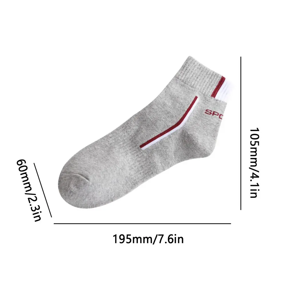 

10pairs Men Socks Autumn And Winter Men's Cotton Socks Sweat Absorption Wrapped Sports Leisure Socks