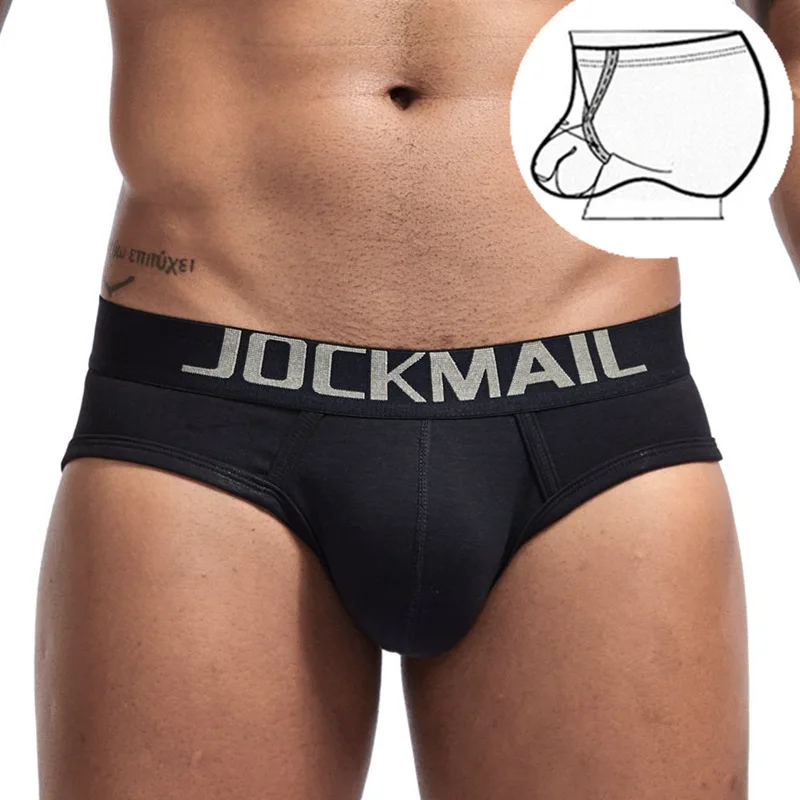 Трусы-брифы JOCKMAIL мужские с заниженной талией пикантное модное нижнее белье