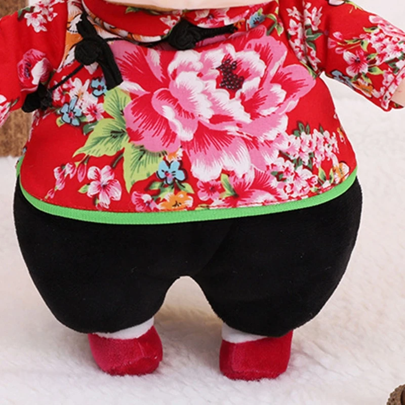 

2021 New Year Chinese Zodiac Ox Year Mascot Cattle Plush Toys Cotton Stuffed Red