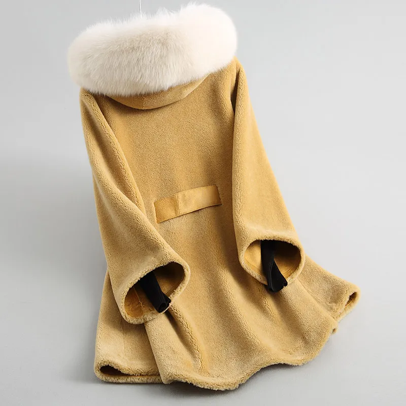 Пальто из натуральной овечьей шерсти сезон осень-зима 2020 шерстяные куртки