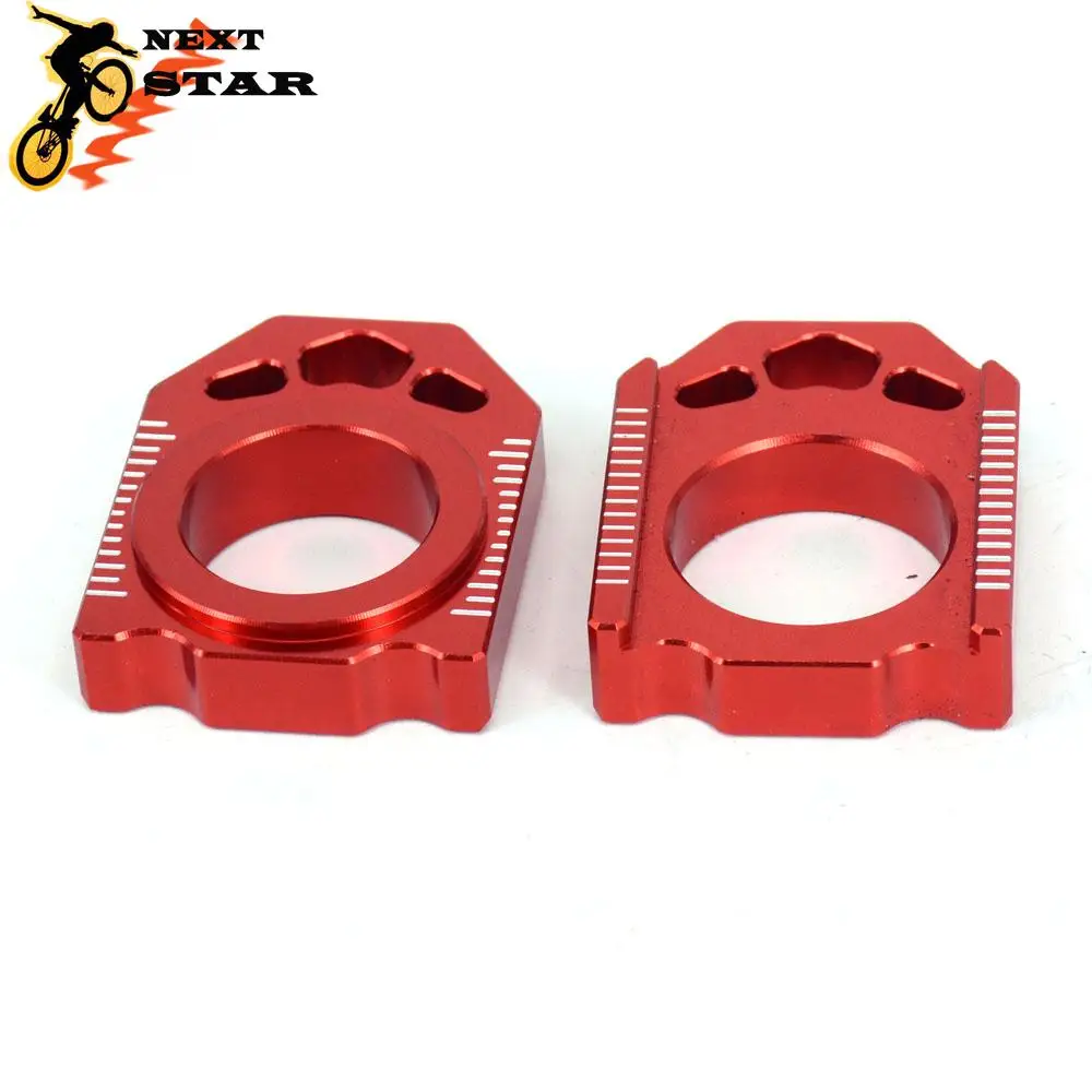 Красный блок регулятора задней цепи CNC для HONDA CR125R CR250R CR 125 250 CRF250R CRF250X CRF450R CRF450X CRF450RX