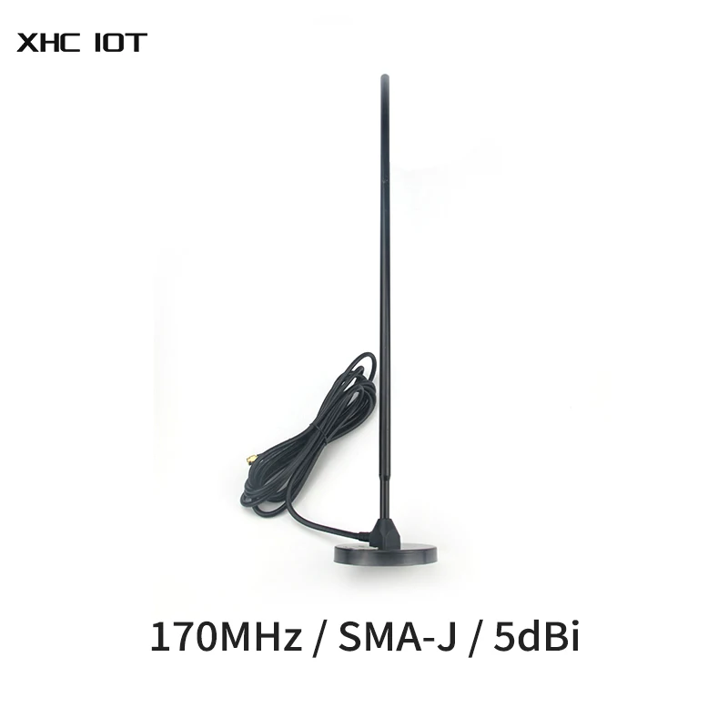 

170MHz Antenna High Gain 3m Feeder 5dbi Magnetic Sucker Omnidirectional Wifi Antenna Aerial XHC TX170-TB-300