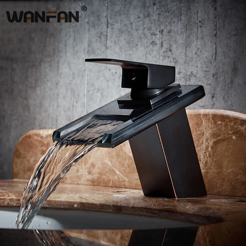 Черный матовый смеситель для раковины популярный и оригинальный с одной ручкой