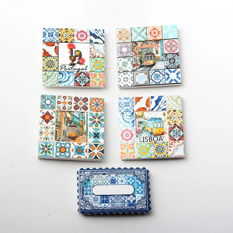 Наклейка на холодильник в португальском стиле|Магниты холодильник| |
