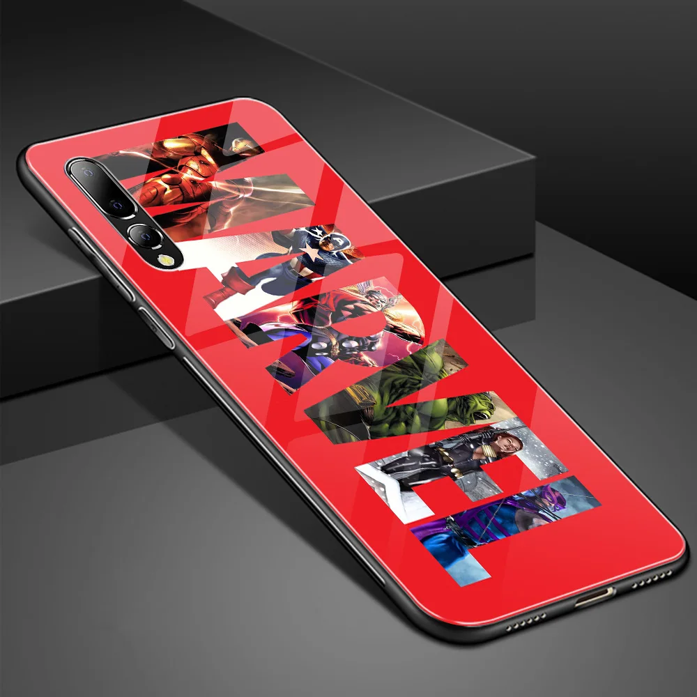 Для Xiao mi redmi note 7 Чехол из закаленного стекла Marvel чехол для телефона для redmi note 5 6 Xiaomi mi 5S 6x8 Lite mi 9 se mi x 2s DIY Чехол