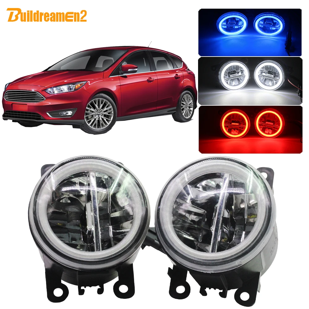 Buildreamen2 стайлинга автомобилей H11 светодиодный лампы Противотуманные фары