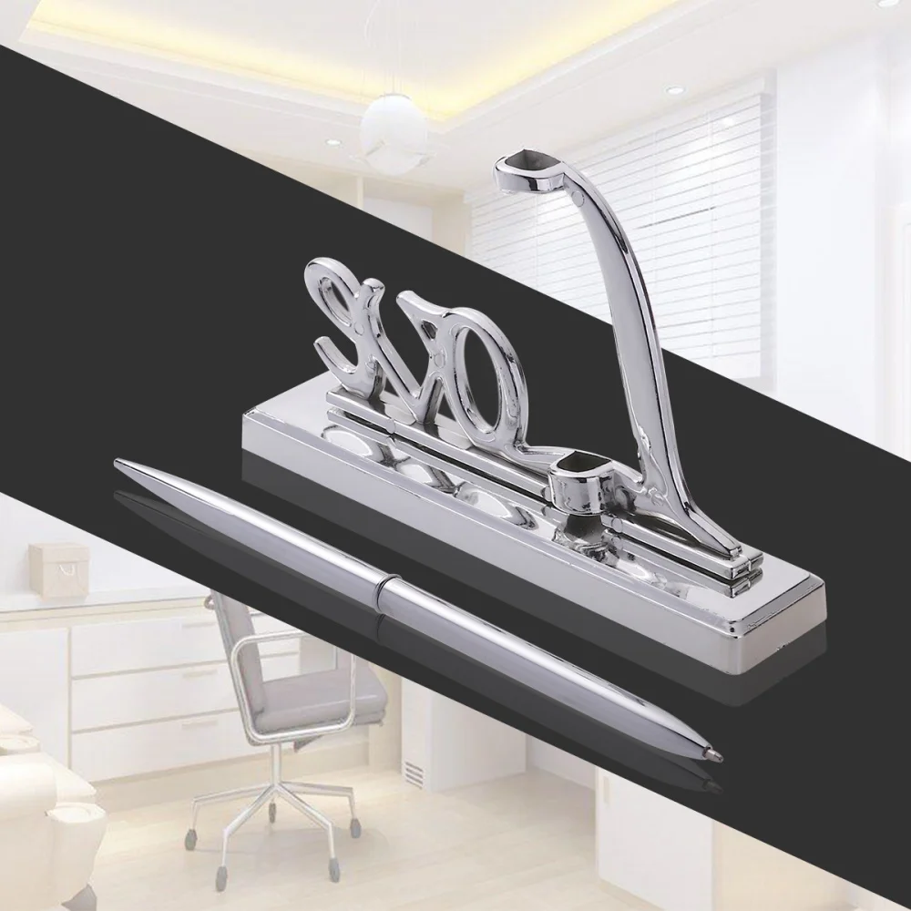 Свадебные ручка с серебряным покрытием Металл любовь держатель для вечеринок в