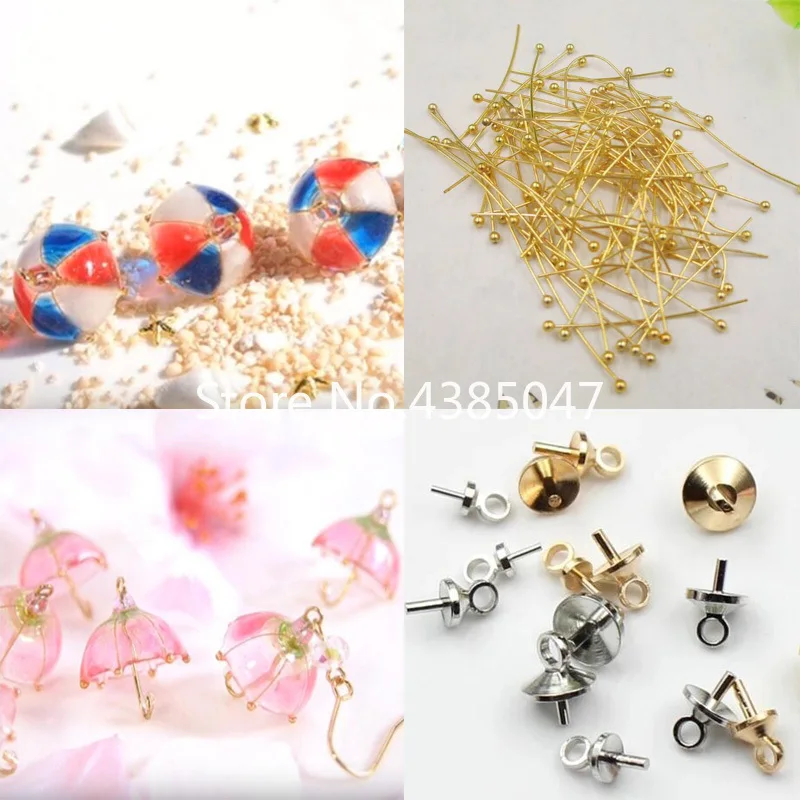 50 шт./лот DIY модные аксессуары для ювелирных изделий подвесная крышка гвозди игла