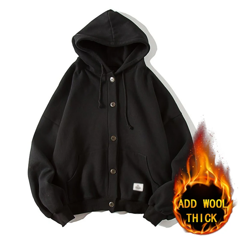 Новая зимняя мужская куртка модные теплые шерстяные тканевые куртки с длинным