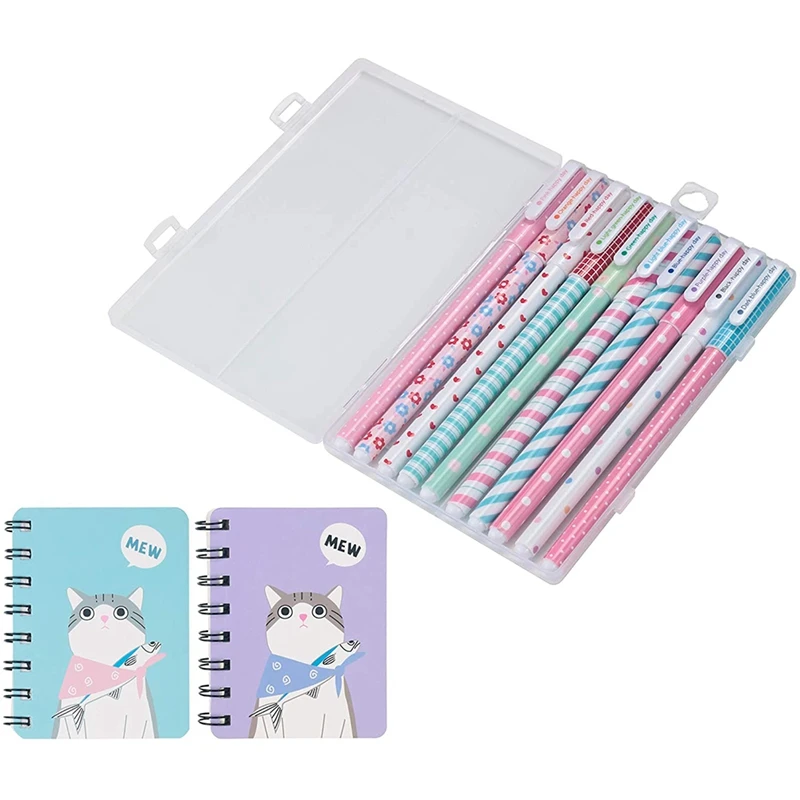 

Набор из 12 гелевых ручек разноцветная ручка и записные книжки ручка для рисования Рисование эскиз для детей, для девочек, для школьников, по...