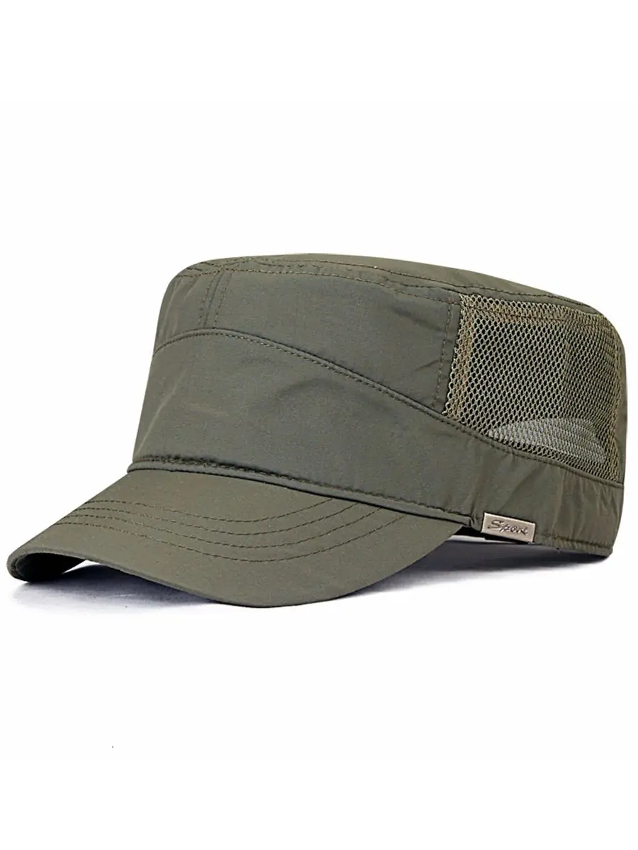 

Winter Big Head Man Large Size Fleece Army Flat Cap Men Summer Polyester Plus Size Mesh Military Hat 55-60cm 60-65cm