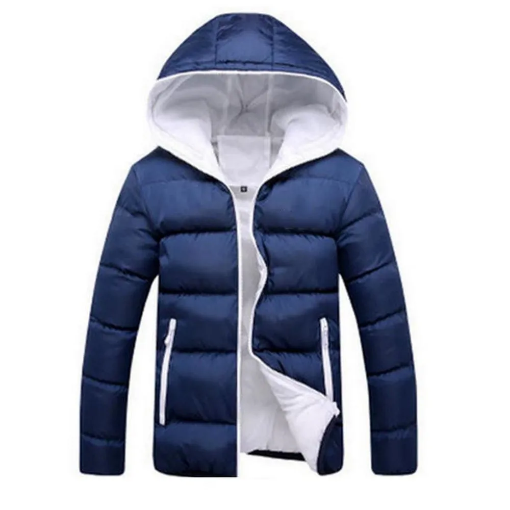 2019 Мужская Повседневная парка с капюшоном модным принтом зимняя мужская Модная