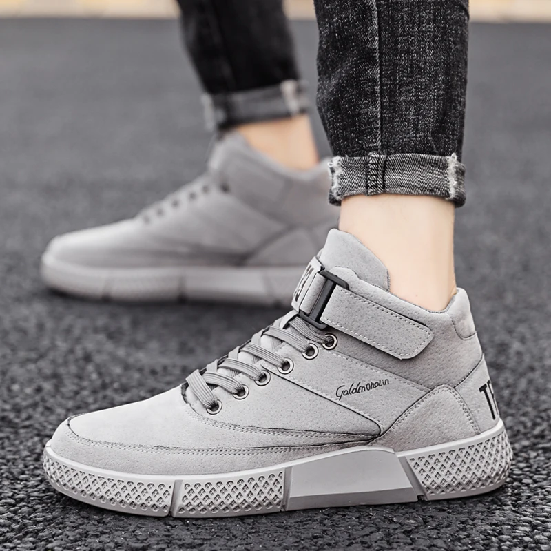 

Krasovki FashionMen Casual Shoes Men Shoes Men Sneakers High-top Breathable Walking Shoes Tenis Masculino Chaussure Homme 39-44