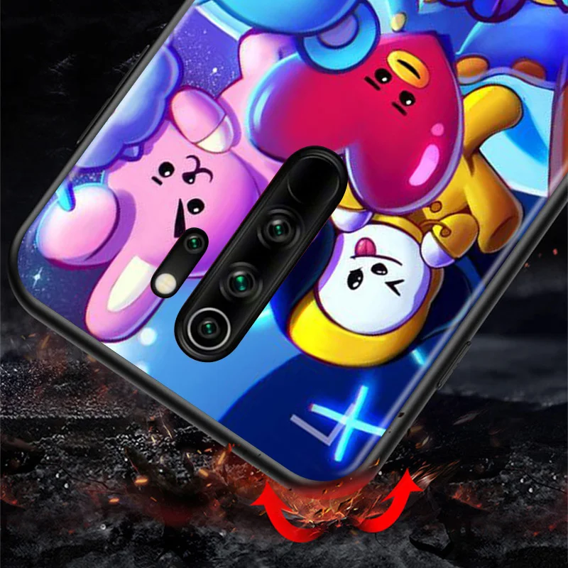 

Cute Cartoon BT21 for Xiaomi Redmi GO 8 8A 7 7A 6 5A 5 4X 4 Pro Plus Y3 Y2 S2 Black Phone Case