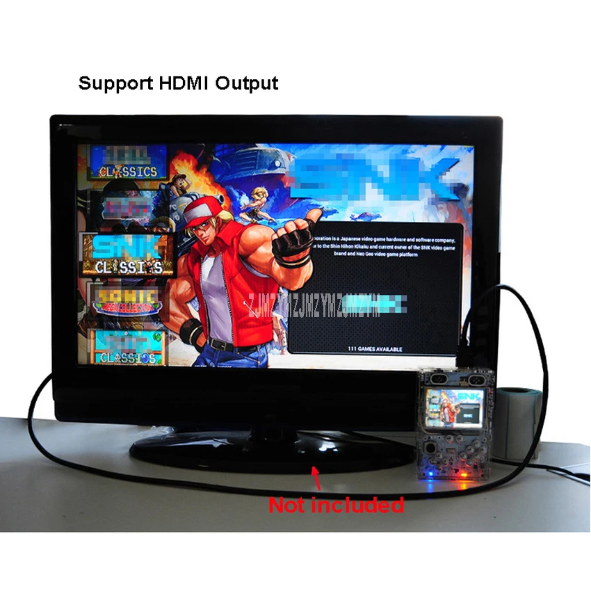 DIY видео Игровая приставка 3B + HDMI совместимых с Выход 3 5 дюймов Экран дисплея Порты