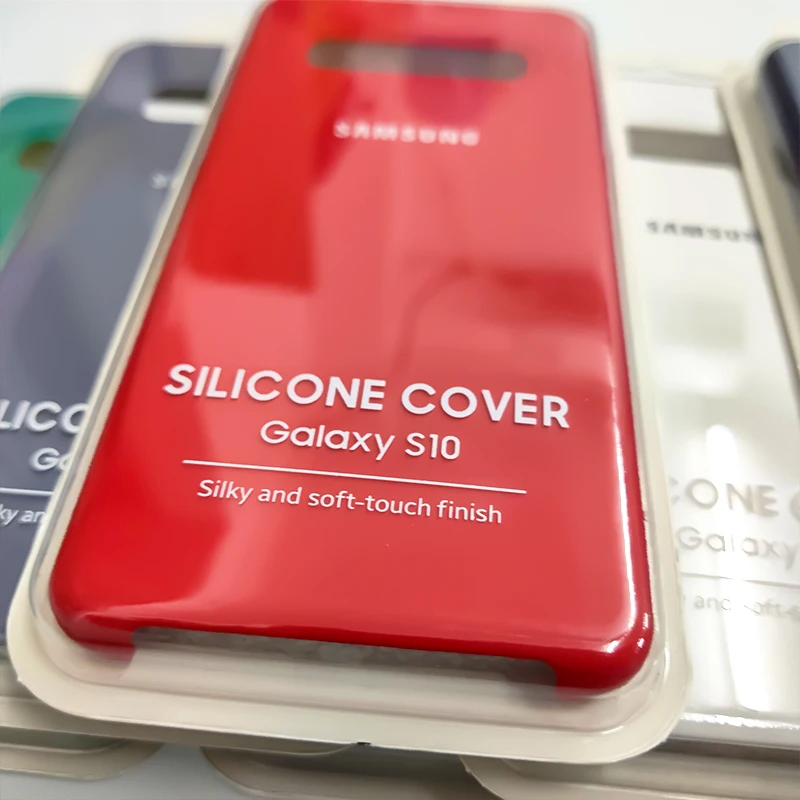 Чехол для Samsung Galaxy S10 Plus S10e шелковистый силиконовый чехол мягкая на ощупь защитная