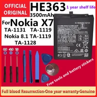 original he363 3500mah battery for nokia x7 ta 1131 ta 1119nokia 8 1 ta 1119 ta 1128 he 363 batteries bateria tracking tools