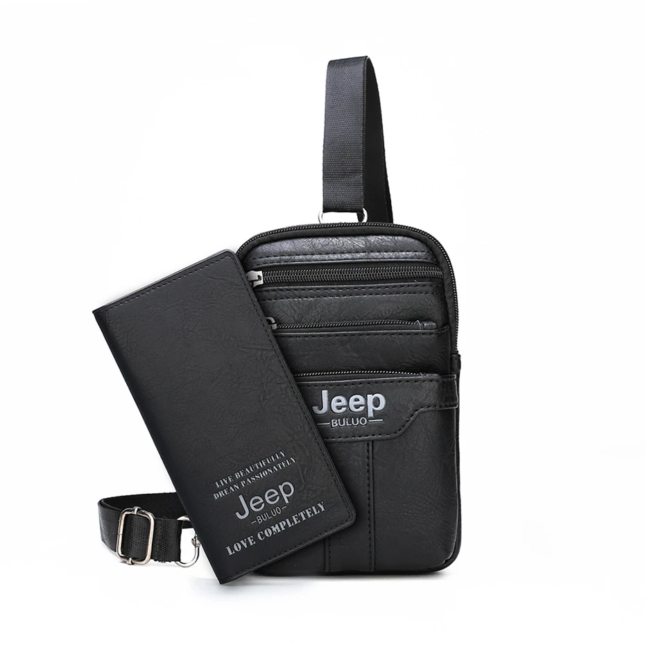 JEEP BULUO многофункциональная маленькая нагрудная сумка на ремне, сумка на талию для мужчин, новая модная повседневная мужская сумка через плечо