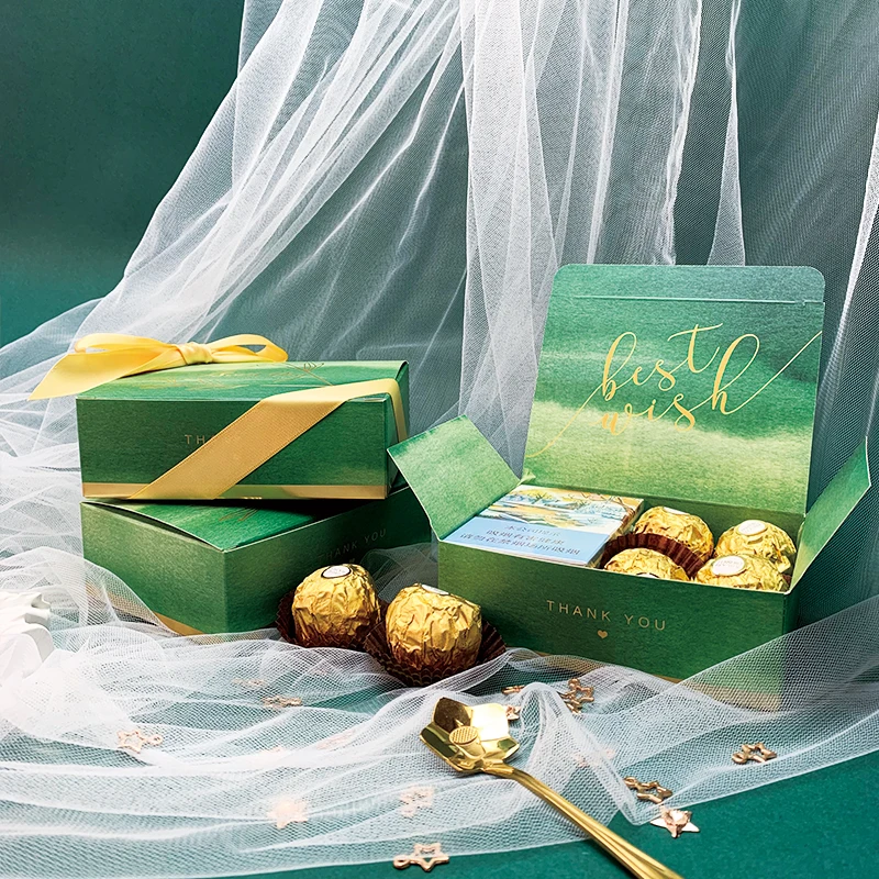 Бесплатная доставка 100 шт. Свадебный индивидуальный спасибо картонные коробки