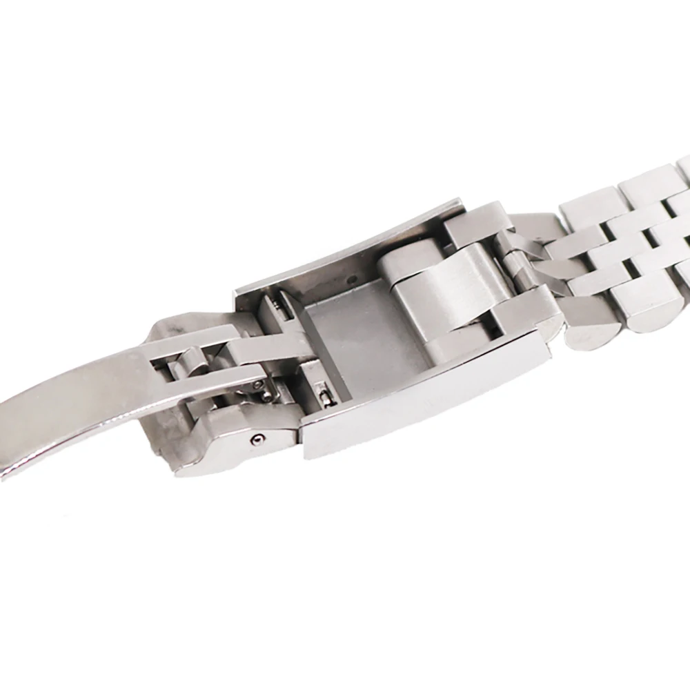 20 21mm Stainless Steel Replacement Wrist watchband Strap Bracelet Jubilee with Oyster Clasp For Rolex GMT Master II DATE JUST | Наручные
