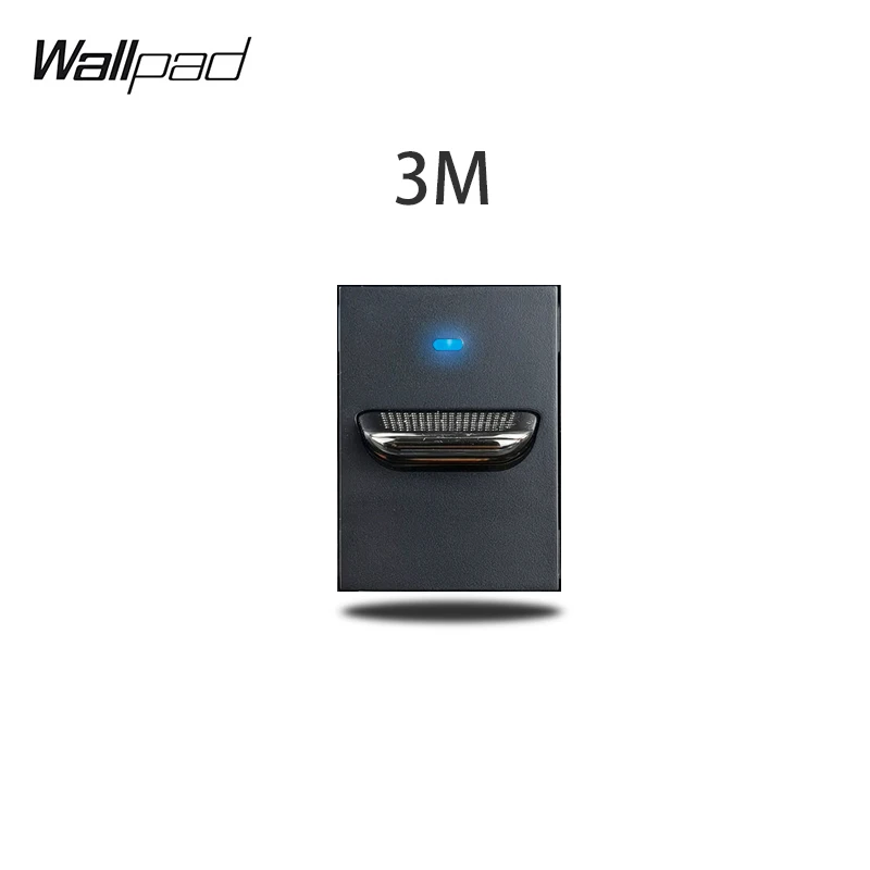 

Промежуточный переключатель Wallpad матовый алюминий 118/153/191 мм